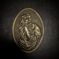 Medalionul Iubirii Divine – Maica Domnului cu Pruncul în bronz