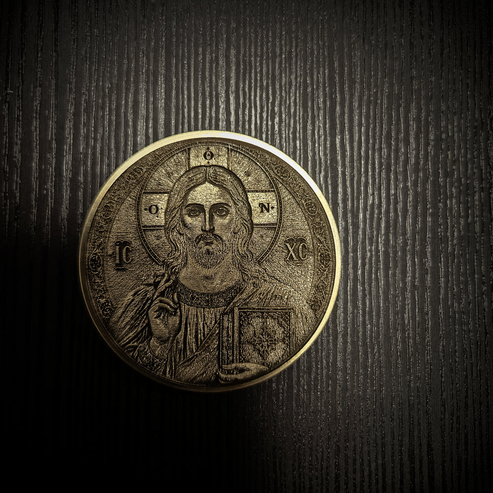 Moneda Credinței Eterne – Chipul lui Iisus în bronz